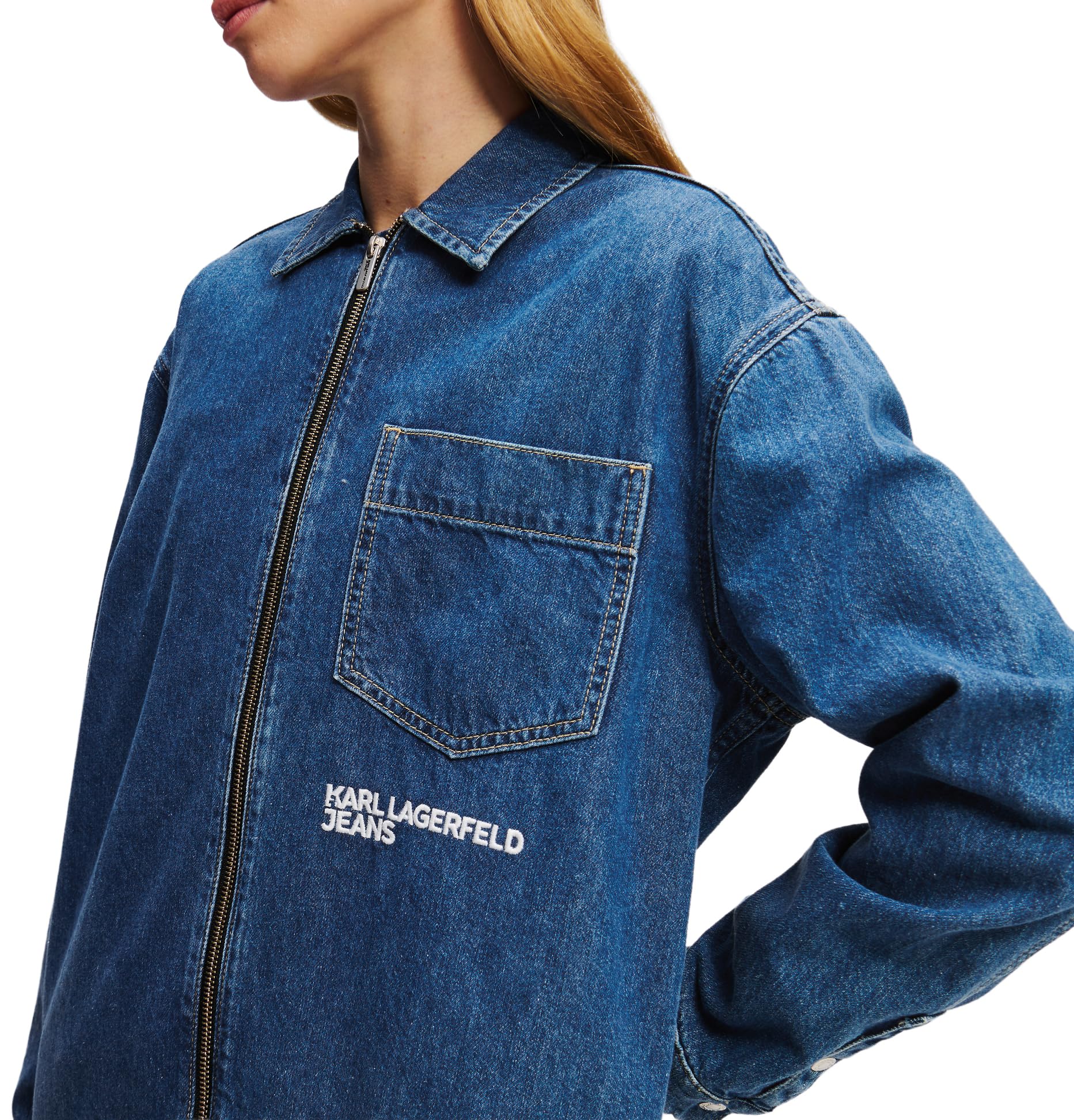 Karl Lagerfeld Jeans, Damskie, Koszula Użytkowa, Krój Koszula