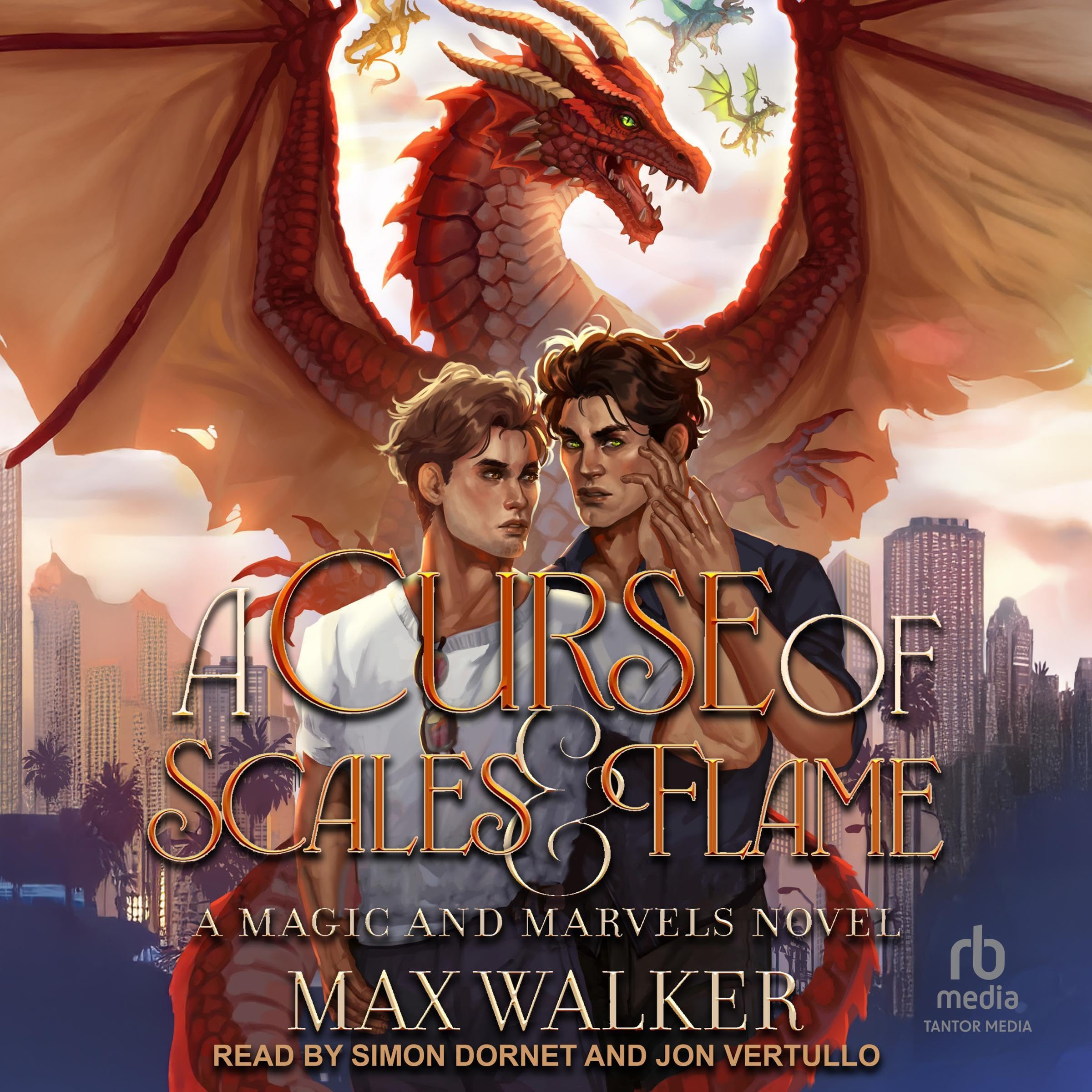 Cover art for A Curse of Scales and Flame