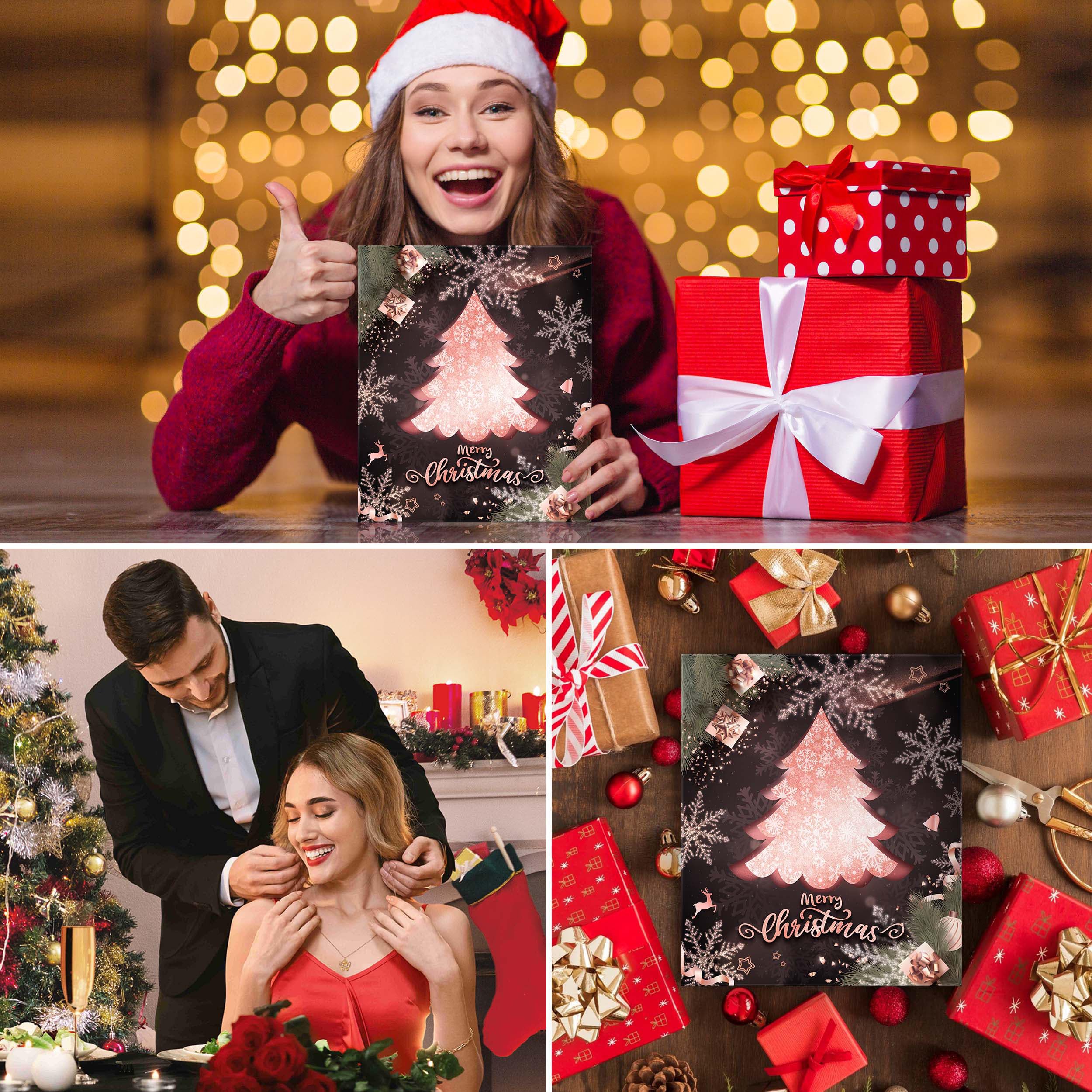 Orologio Donna Acciaio, Braccialetto Collana Orecchini Anello - Foto 8