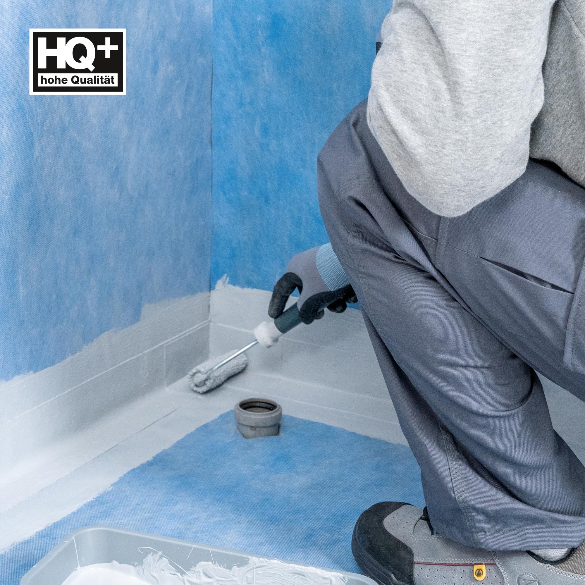 Isolbau Innenecke P3 Blau - 100 Stück - Wasserdichtes Eck-Dichtband für Sanitär, Dusche, Bad, Fliesen, Eckabdichtung Dichtecke Abdichtung für Innen- & Außenbereich