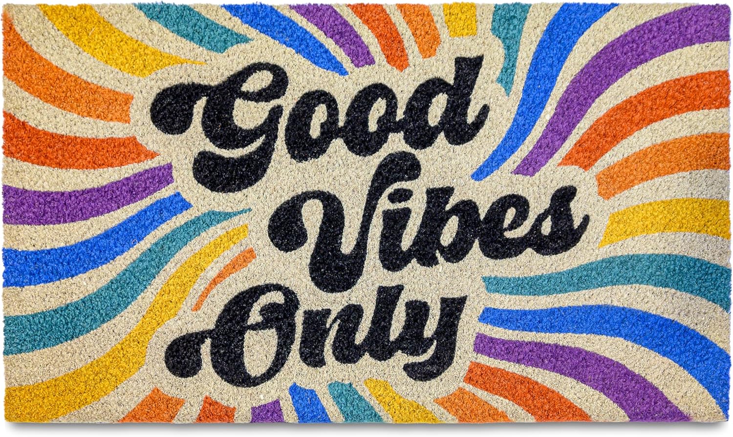 Good Vibes Only Door Mat 30x17 Inch, Good Vibes Welcome Mat, Good Vibes Mat, Good Vibes Doormat, Good Vibes Only Mat, Good Vibes Only Doormat, Funny Door Mat Outdoor Entrance, Door Mat Funny