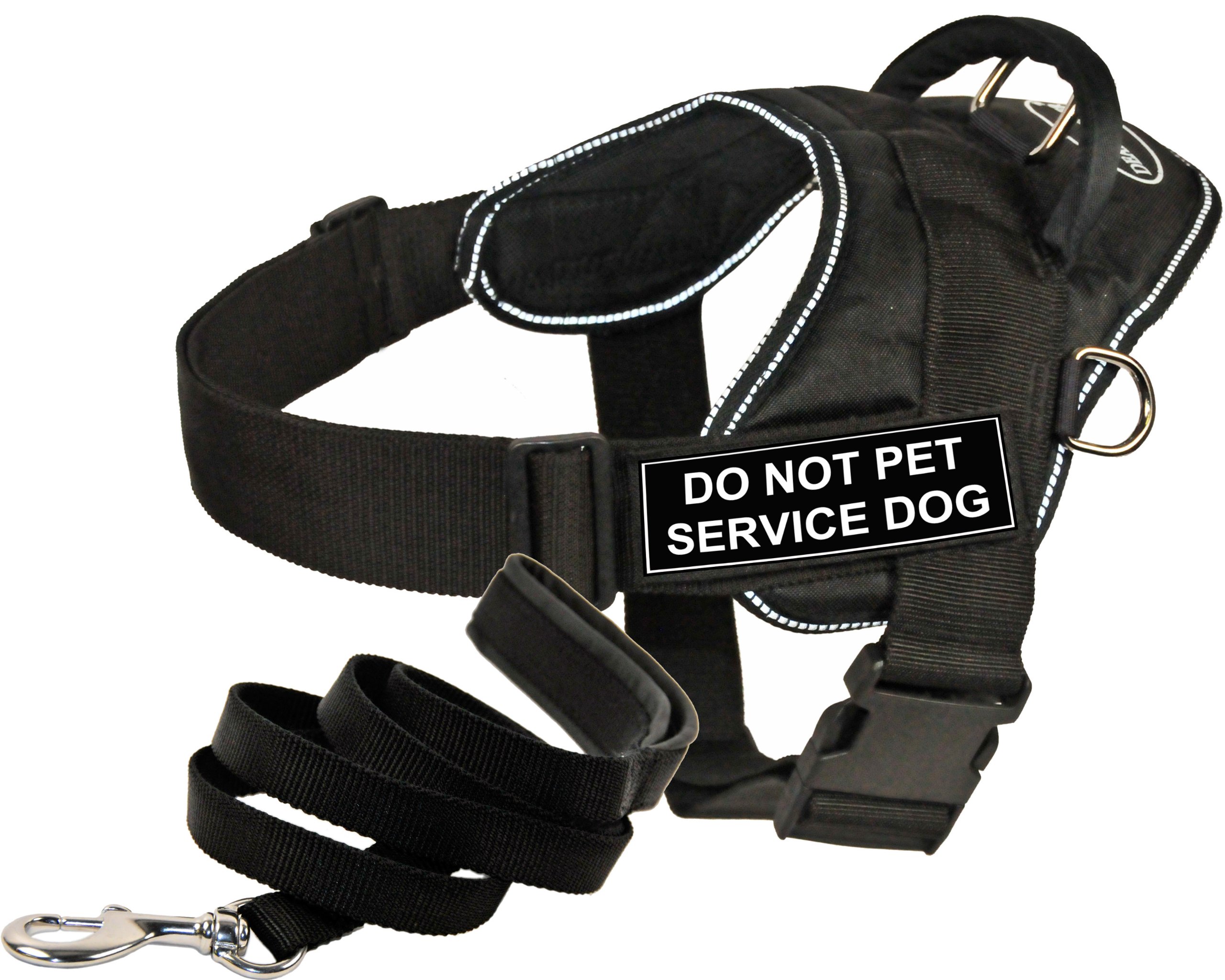 Harnais Sécurité Chien XS Do Not Pet avec Laisse Longue 1,8 m Mousqueton Inox