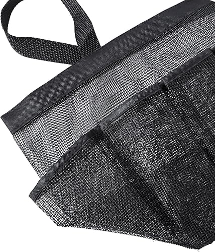 Miniatura 5 de iPEGTOP Organizador de ducha de malla portátil, de secado rápido, organizador de baño y artículos de aseo para colgar con 9 bolsillos de