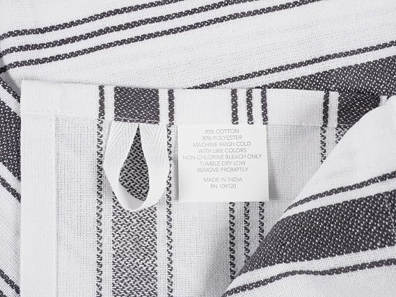 KAF Home Set of 10 GRS Certified Terra Kitchen Towels