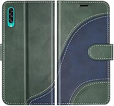 Case for Galaxy A50 / Galaxy A50S / Galaxy A30S, PU Leather Case for Samsung Galaxy A50 / Galaxy A50S / Galaxy A30S, Magnetic Book Case with Card Slots, Green