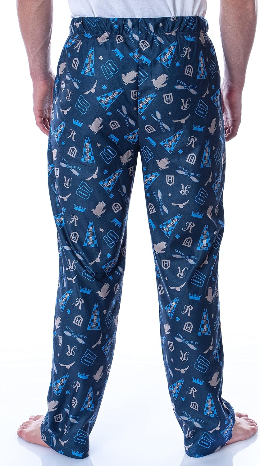 INTIMO Harry Potter Adult Men's Quidditch House Pajama Pants - All 4 Houses Gryffindor, Ravenclaw, Slytherin, Hufflepuff - Image 4