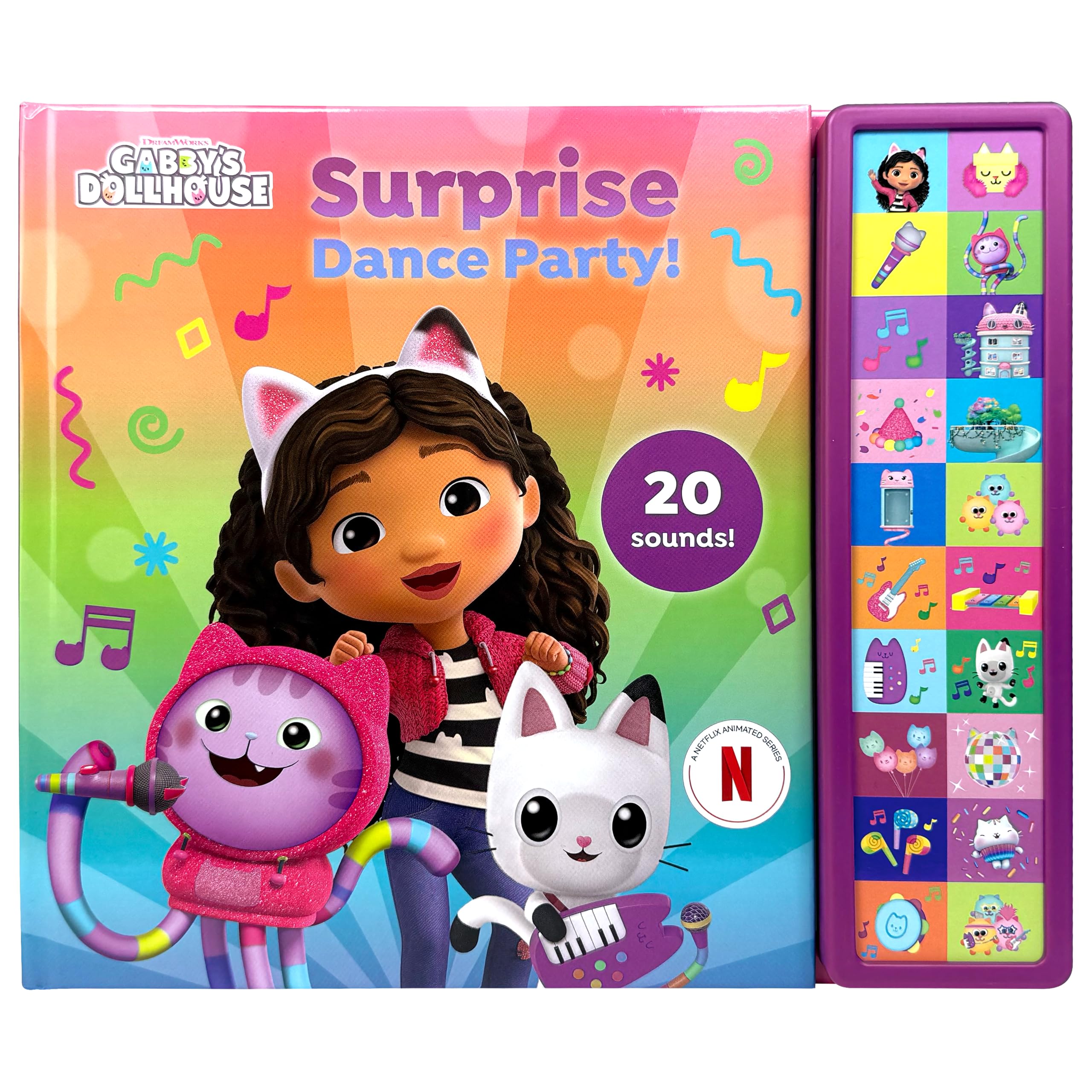 Gabbys Dollhouse: Surprise Dance Party! Sound Book by  PI Kids - 9798384603443