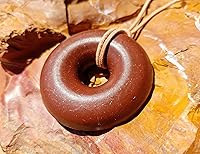 Vista 3 de Orgonite Andy - Colgante de energía de orgonita - Generador de orgón - Collar Sedona Red Rock Vortex Donut - Joyería curativa de chakras - Cordón