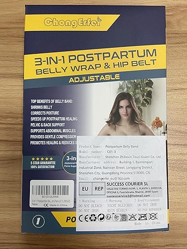 Miniatura 9 de Faja modeladora de recuperación de posparto 3 en 1 para abdomen cintura y pelvis faja modeladora de cuerpo para posparto talla única  Beige