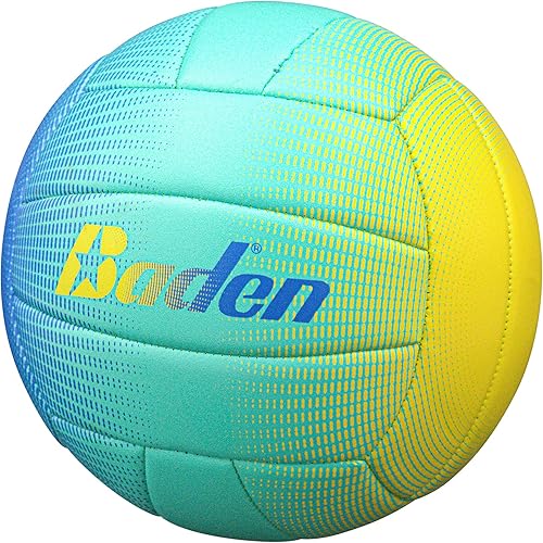 Miniatura 6 de Baden  Fun Design  Official Size & Weight Indoor & Outdoor Volleyball  Bright & Beachy! Soft Touch Synthetic Leather, Durable Stitching All Ages &