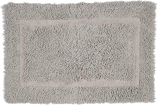 Martex 7132138 - Alfombra de baño de felpa suave hilado en anillo, absorbente y antideslizante, lavable a máquina, alfombra de baño de 20 x 30