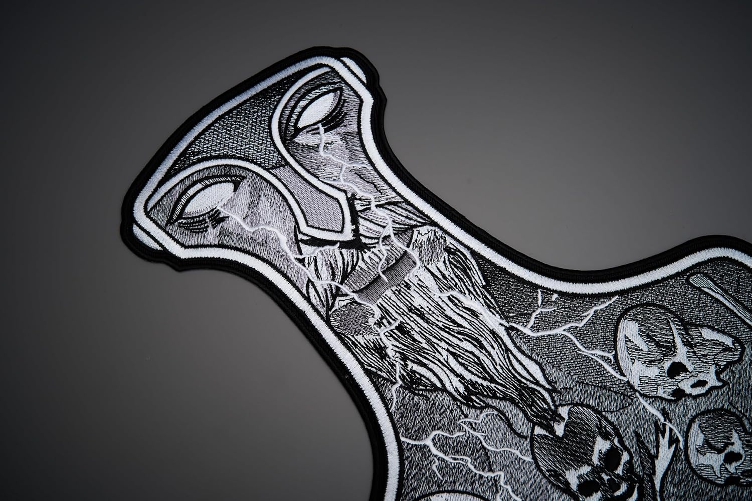 Thor's Hammer Mjollnir Viking Odin Valhalla / Iron-on / Sew on, Multicolor
