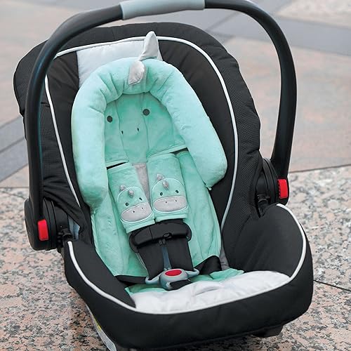 Miniatura 2 de Travel Bug Juego de 3 piezas de soporte para la cabeza y fundas de correa para bebés y niños pequeños para asientos de automóvil, cochecitos y