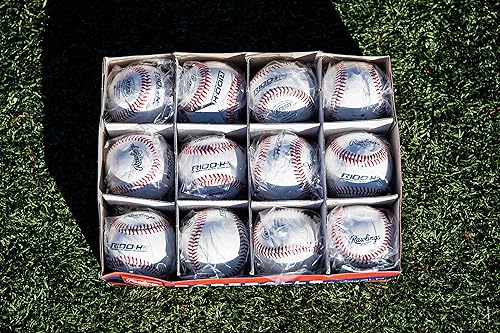 Miniatura 8 de Rawlings Pelotas de béisbol NFHS NOCSAE High School  12 unidades  Opciones R100-H1  R100-H2  R100-H3  RNF