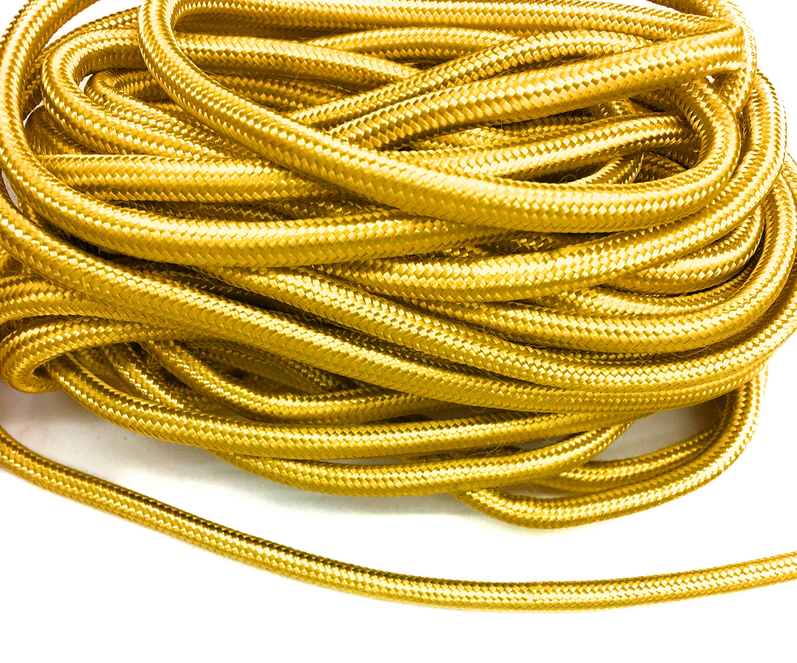 Weave Gold Cord Trims 3/16" (5mm) Decorative Cord Rayon 5 Yards