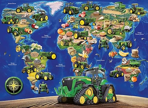 Ravensburger World of John Deere - Rompecabezas de 300 piezas XXL para niños, 12984, cada pieza es única, las piezas encajan perfectamente