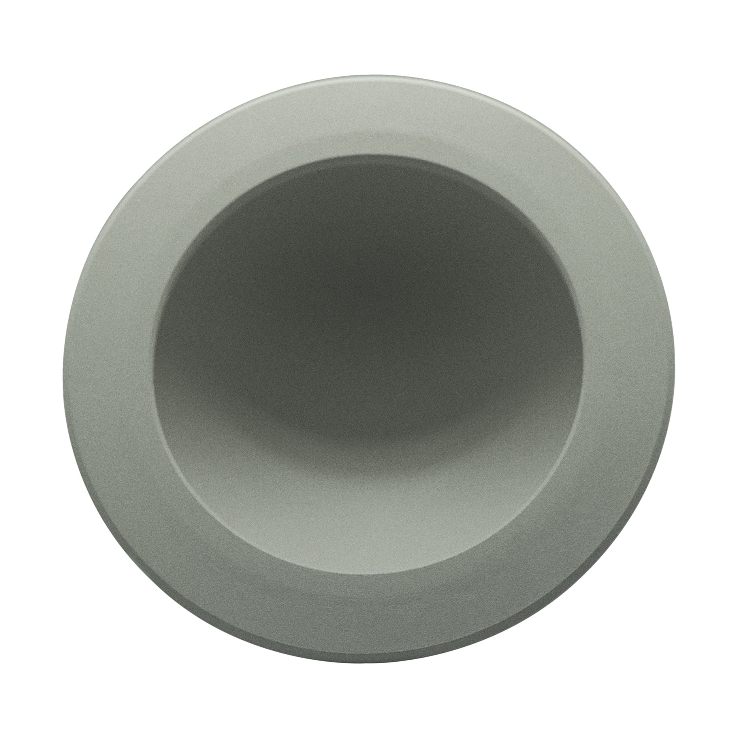 Mantra Iluminación. Modelo CABRERA. Empotrable circular de 15 cm fabricado en aluminio acabado en color blanco mate