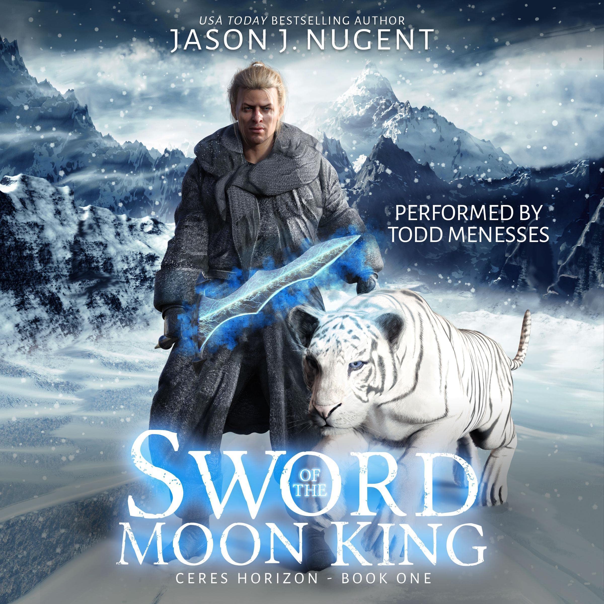 Cover art for Sword of the Moon King - A Gamelit/LitRPG Fantasy Adventure