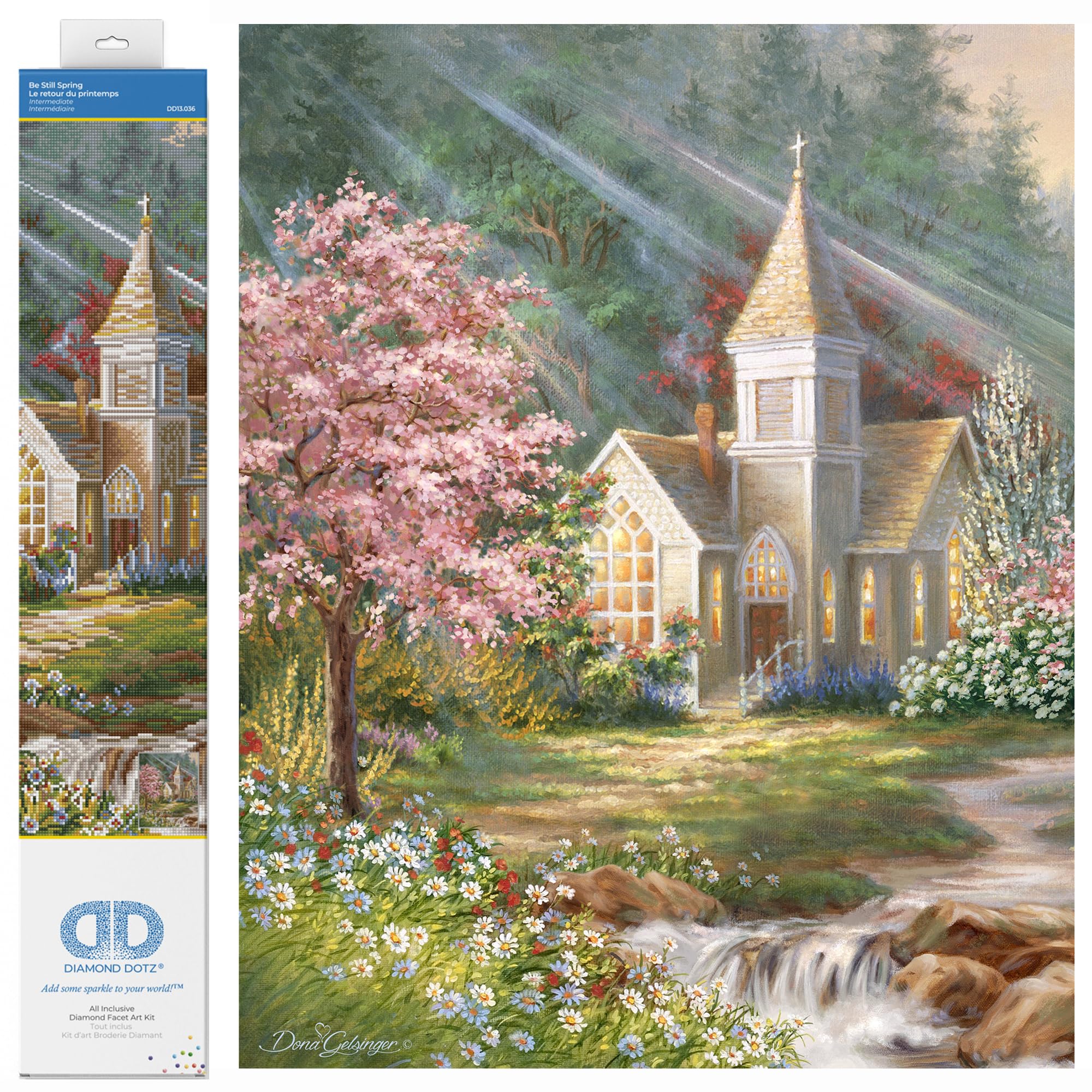 Amazon.com: DIAMOND DOTZ Be Still Spring Diamond Painting