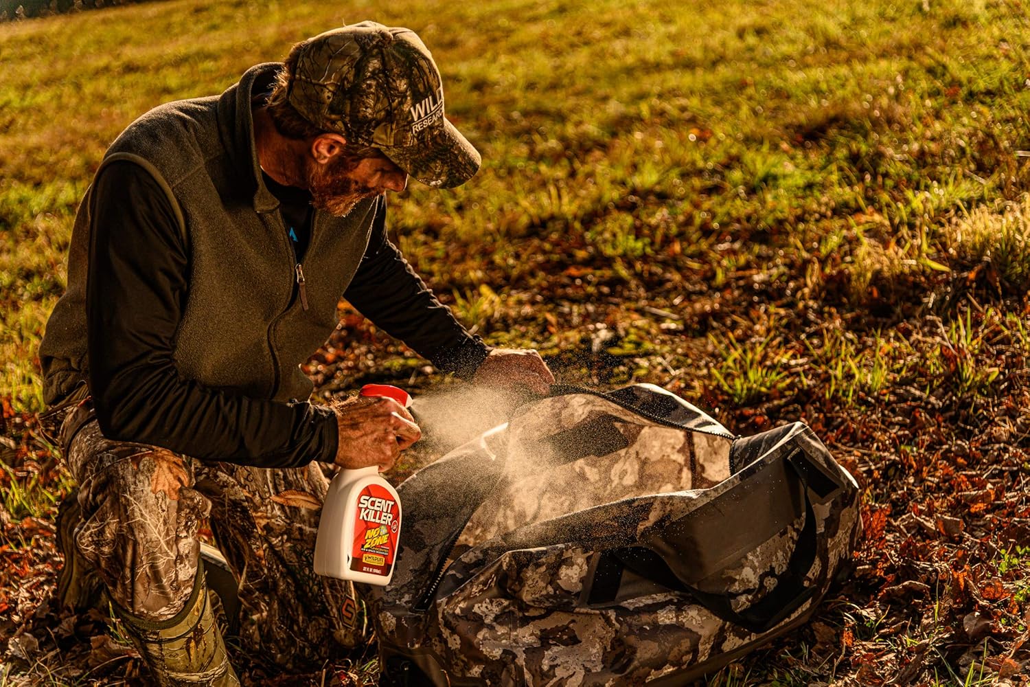 WILDLIFE RESEARCH CENTER Scent Killer Air and Space Deodorizer Spray, Unscented Odor Eliminator with NO Zone Technology, Ozone-Free