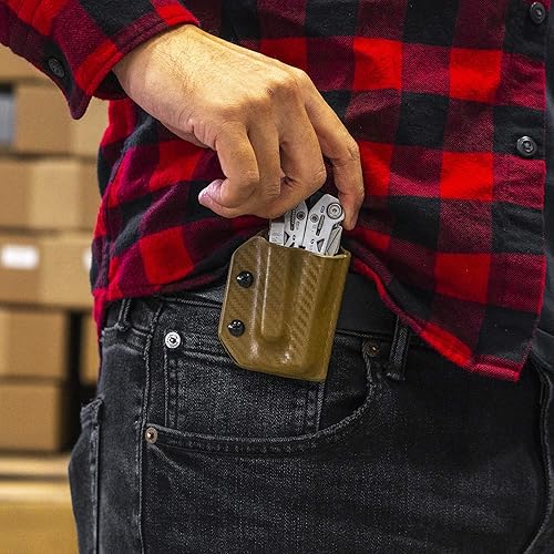 Miniatura 3 de Clip & Carry Kydex - Funda multiherramienta para suspensión Gerber NXT, fabricada en Estados Unidos, funda para múltiples herramientas, funda para