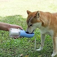 Vista 6 de Botella de agua para perros con contenedor de comida, dispensador de agua portátil para mascotas para caminar al aire libre, senderismo, viaje