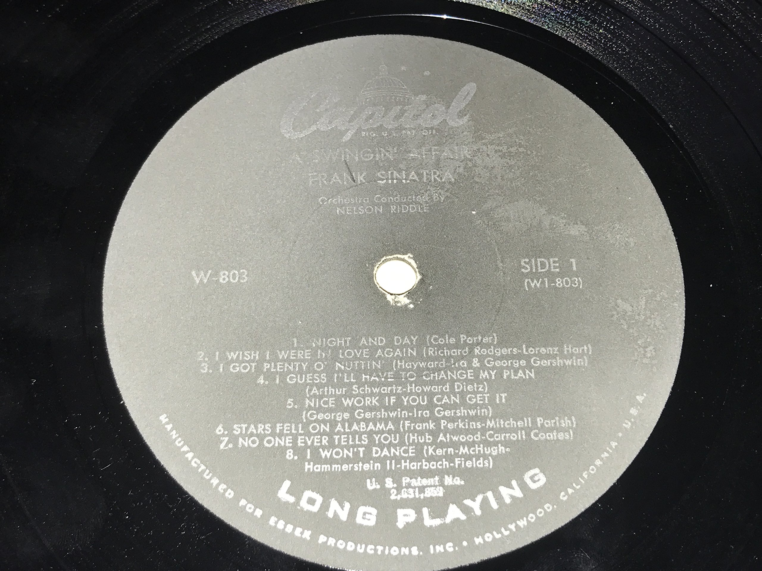 FRANK SINATRA - A SWINGIN AFFAIR - LP