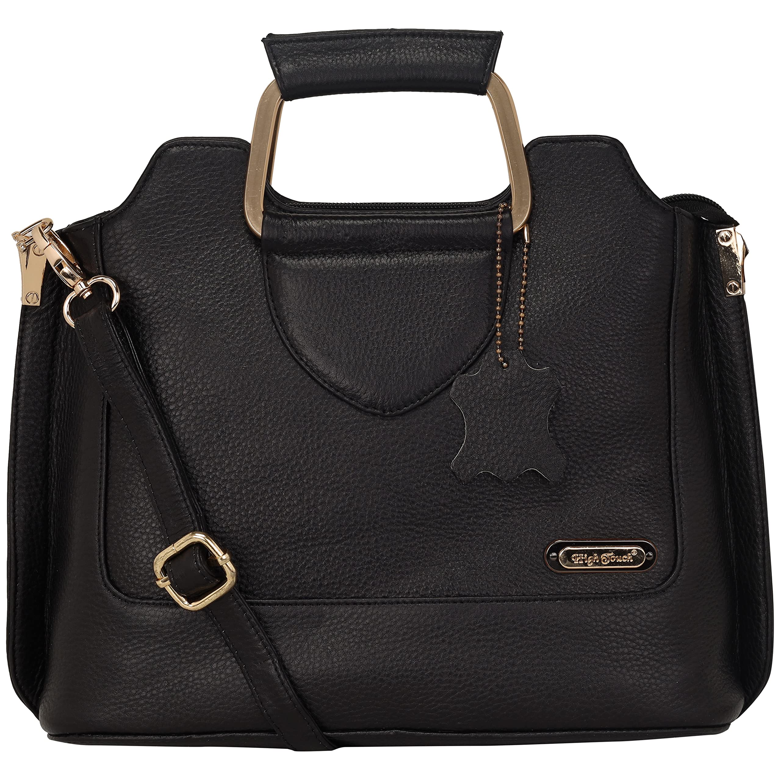 See full amazon price history chart for HIGH TOUCH Full Grain Genuine Leather handbags For Womens With Metal Handle | Adjustable and Detachable Sling (Black) HIGH TOUCH Full Grain Genuine Leather handbags For Womens With Metal Handle | Adjustable and Detachable Sling (Black) (B0BBPTRV4W) Amazon Price History, Amazon Price Tracker