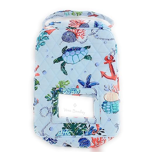 Vera Bradley Quilted Cotton Insulated Lunch Bunch Lunch Box Anchors Aweigh Sea Life