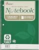 AbilityOne - SKILCRAFT 100% Post-Consumer Recycled Single-Subject Spiral Notebook – 11