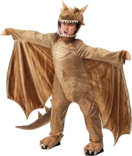 Disfraz de dragón de fantasía para niños y niñas