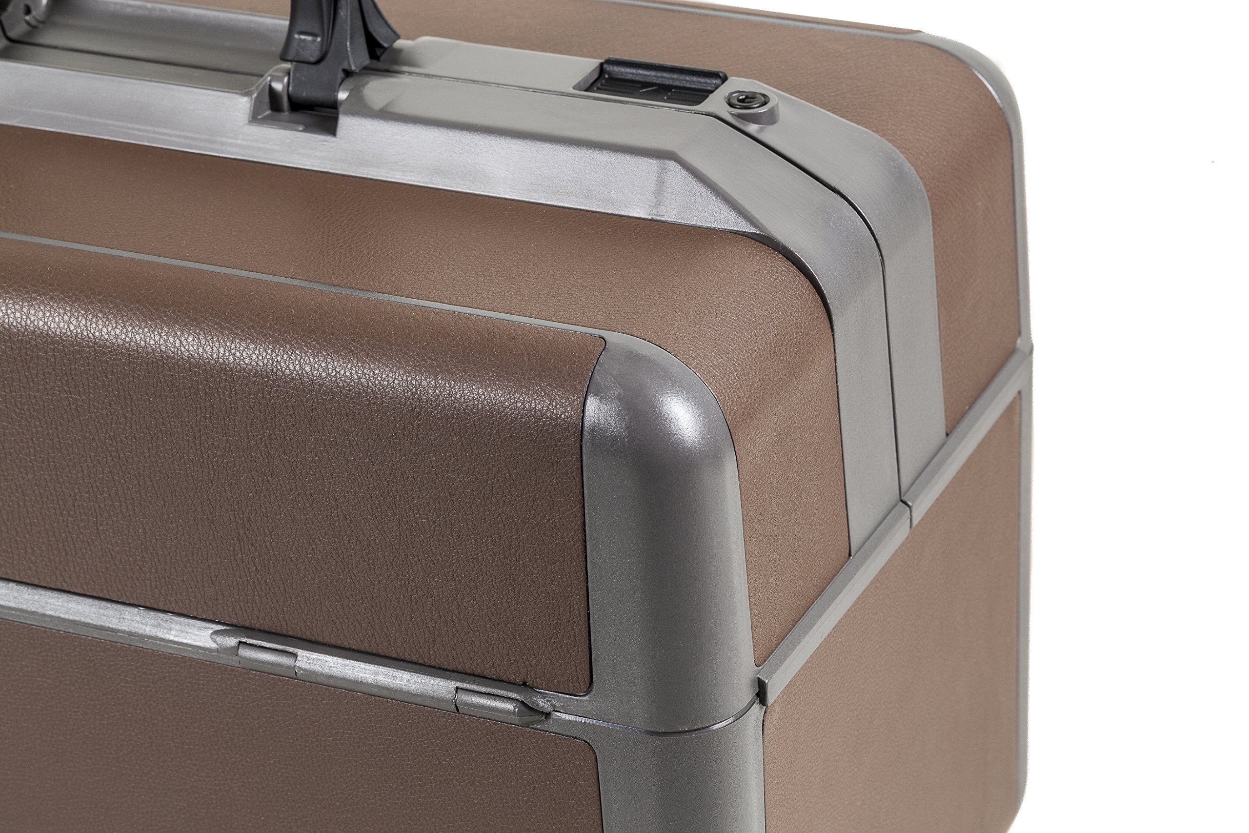 Durasol IDEAL 2230, Arztkoffer Medizinsche Ausrüstung Tasche, Schwarz, echtes Leder, Größe Groß