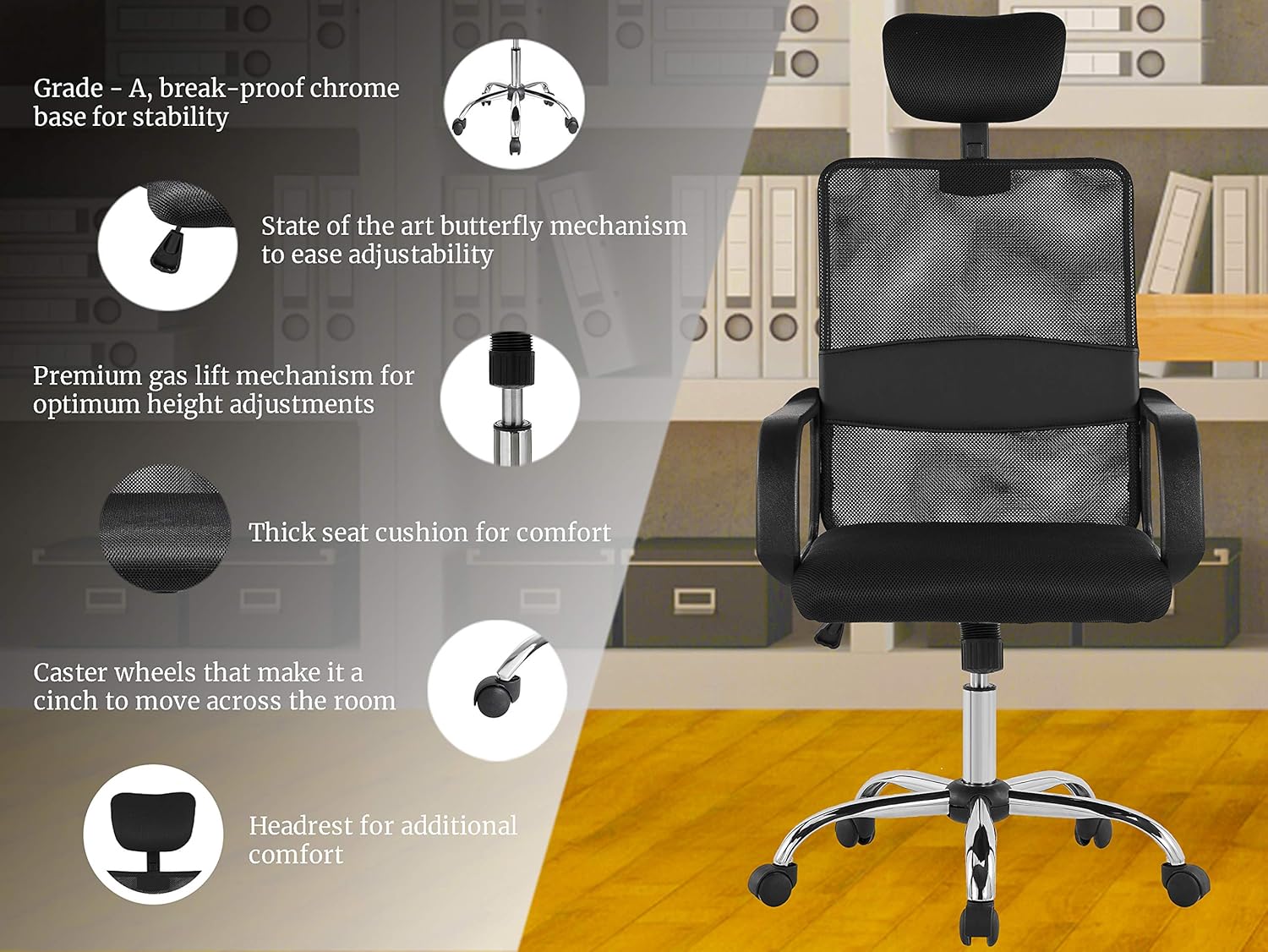 Buу 1 gеt 1 🔥 Halter Ergonomic Mesh Office Chair, Black