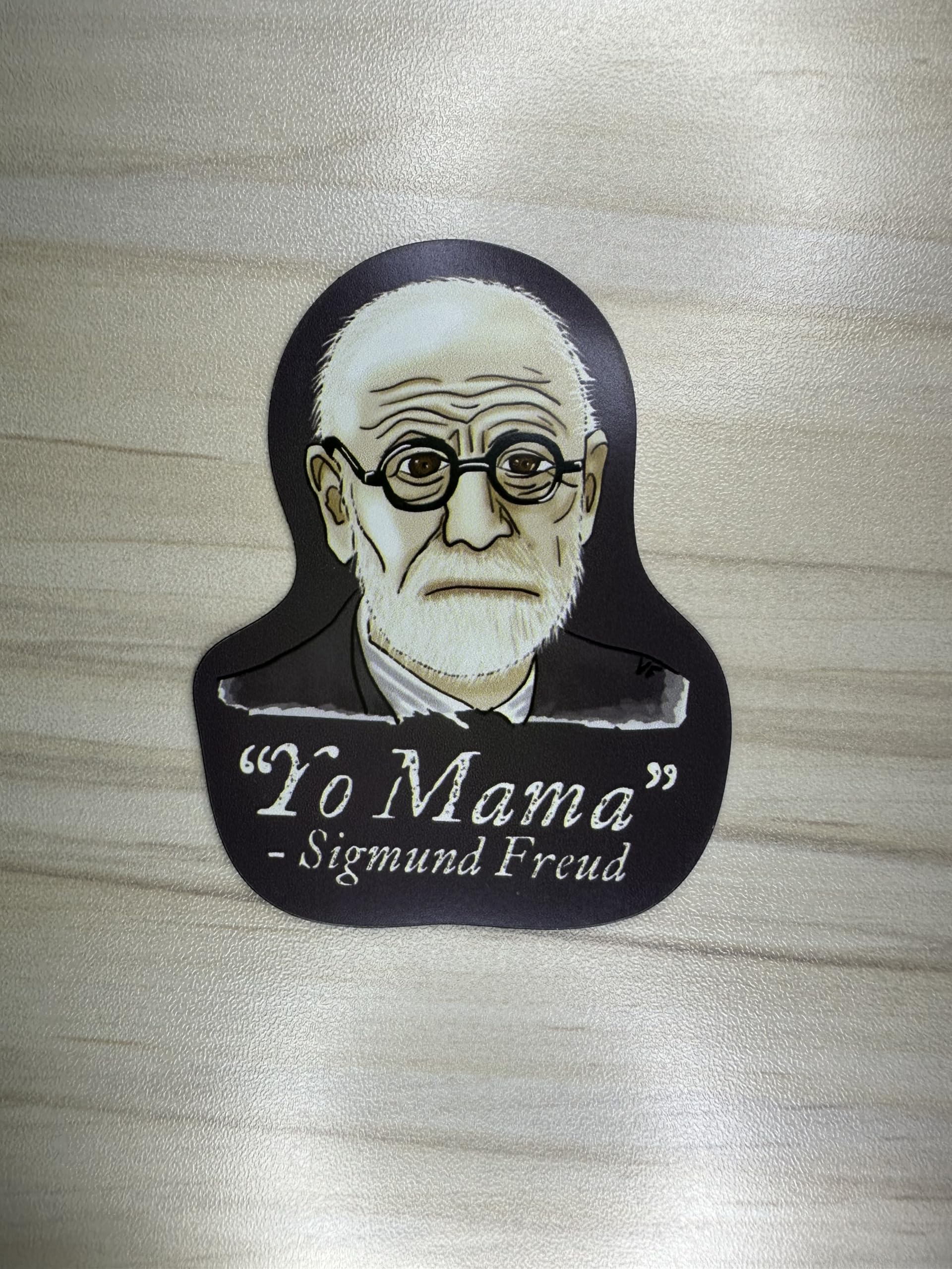 Funny Psychology Magnet, Sigmund Freud Yo Mama Joke, Funny Psychology Gift