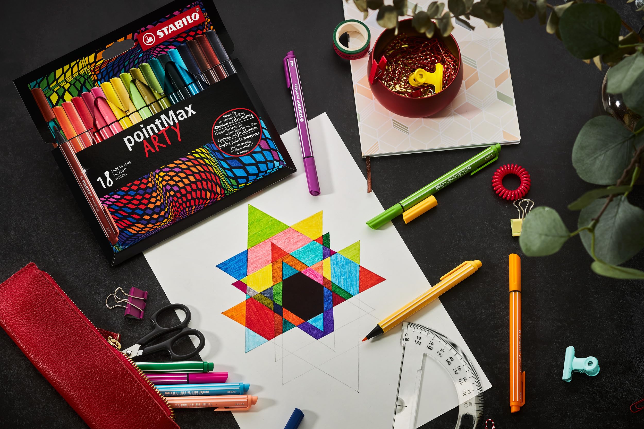 STABILO - Filzschreiber - pointMax | ARTY, 42er Pack