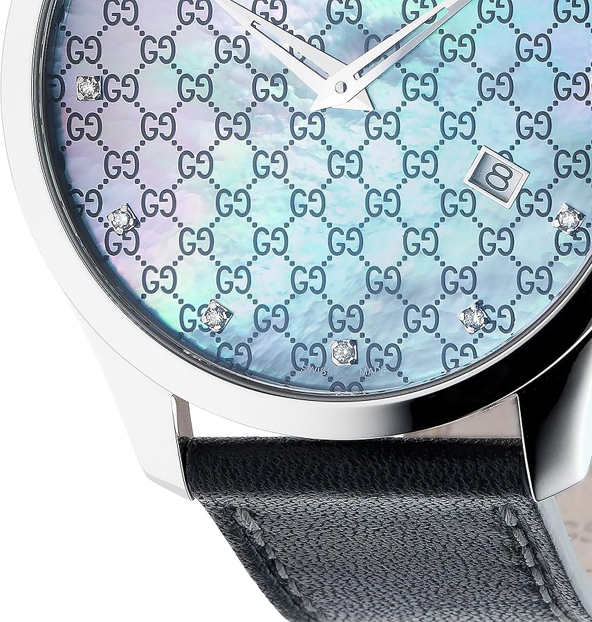 Amazon.com: Gucci Unisex G-Timeless 40mm Leather Strap Watch with 