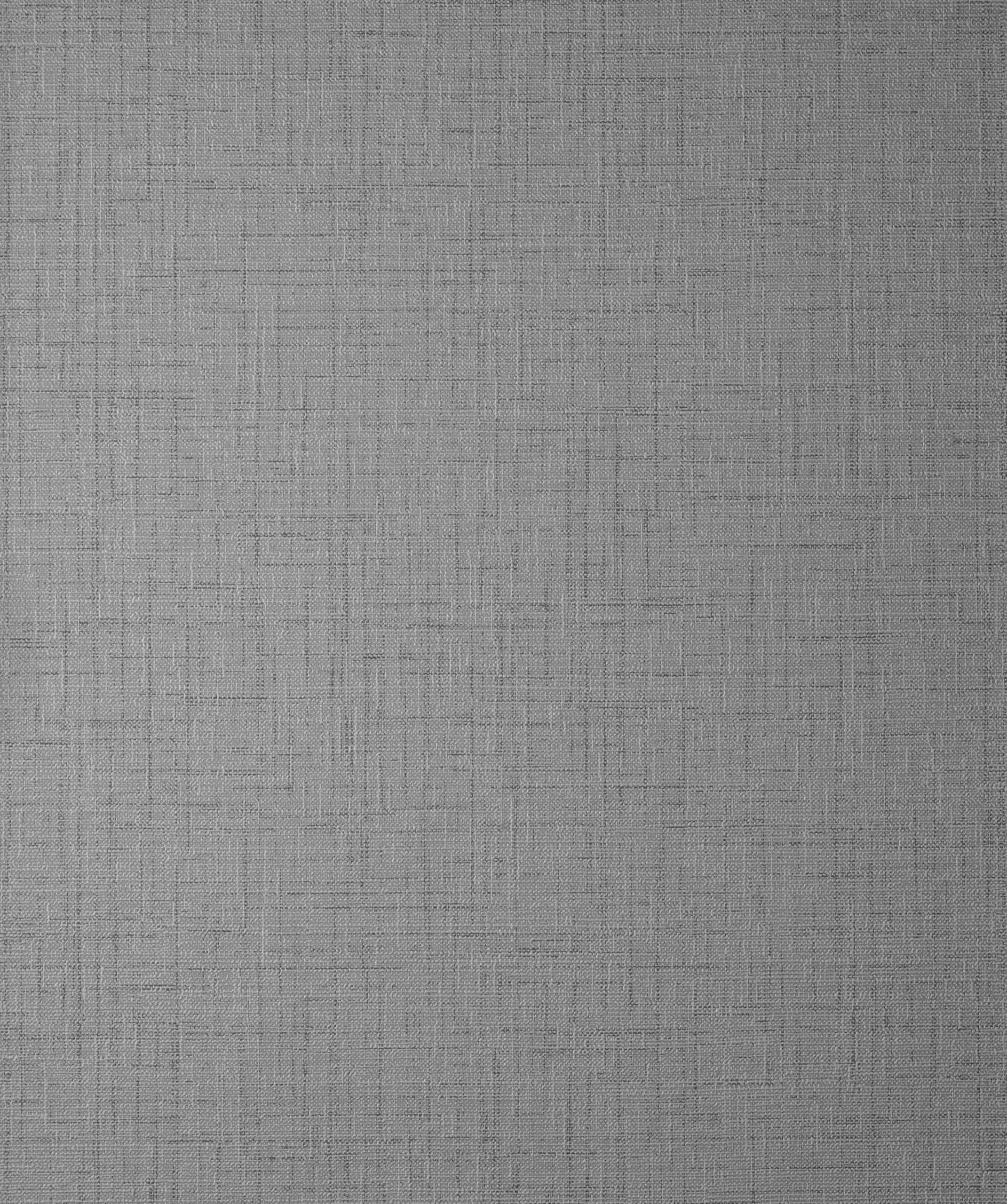 Fine Décor Textured Fabric Effect Charcoal Wallpaper - Grey