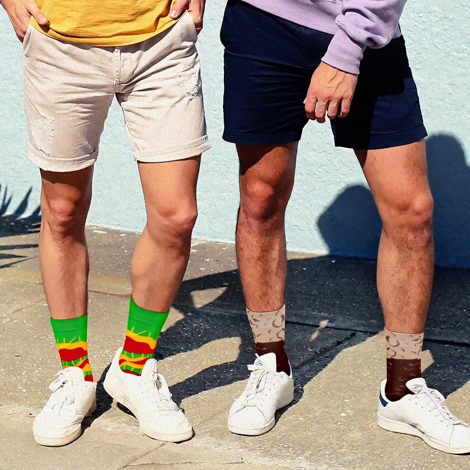AGRIMONY Funny Burger Hot Dog Tacos Popcorn Socks Box -Easter Fathers Birthday Gag Christmas Gifts for Men Teen Boys Women