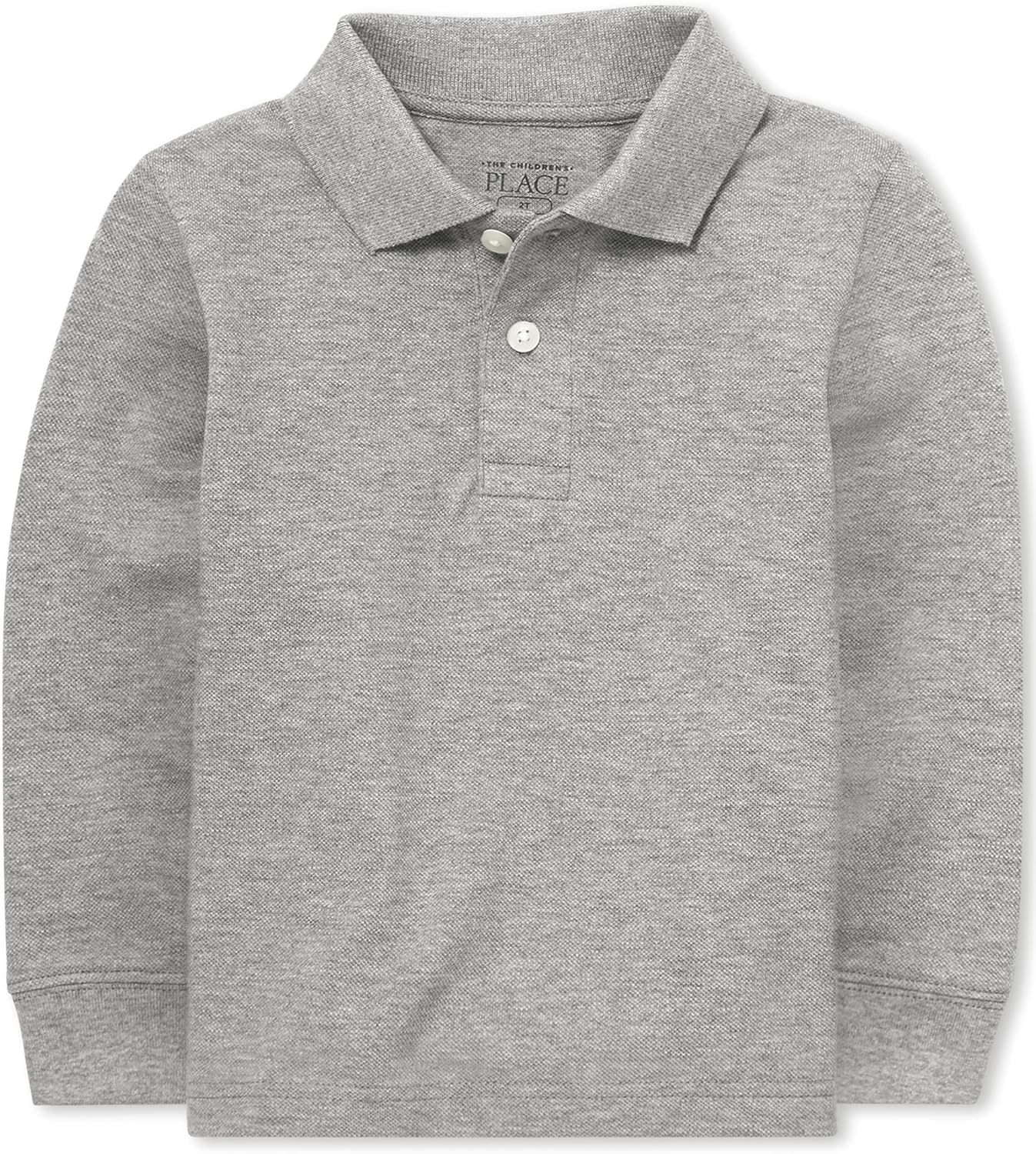 The Children’S Place Boys Long Sleeve Pique Polo