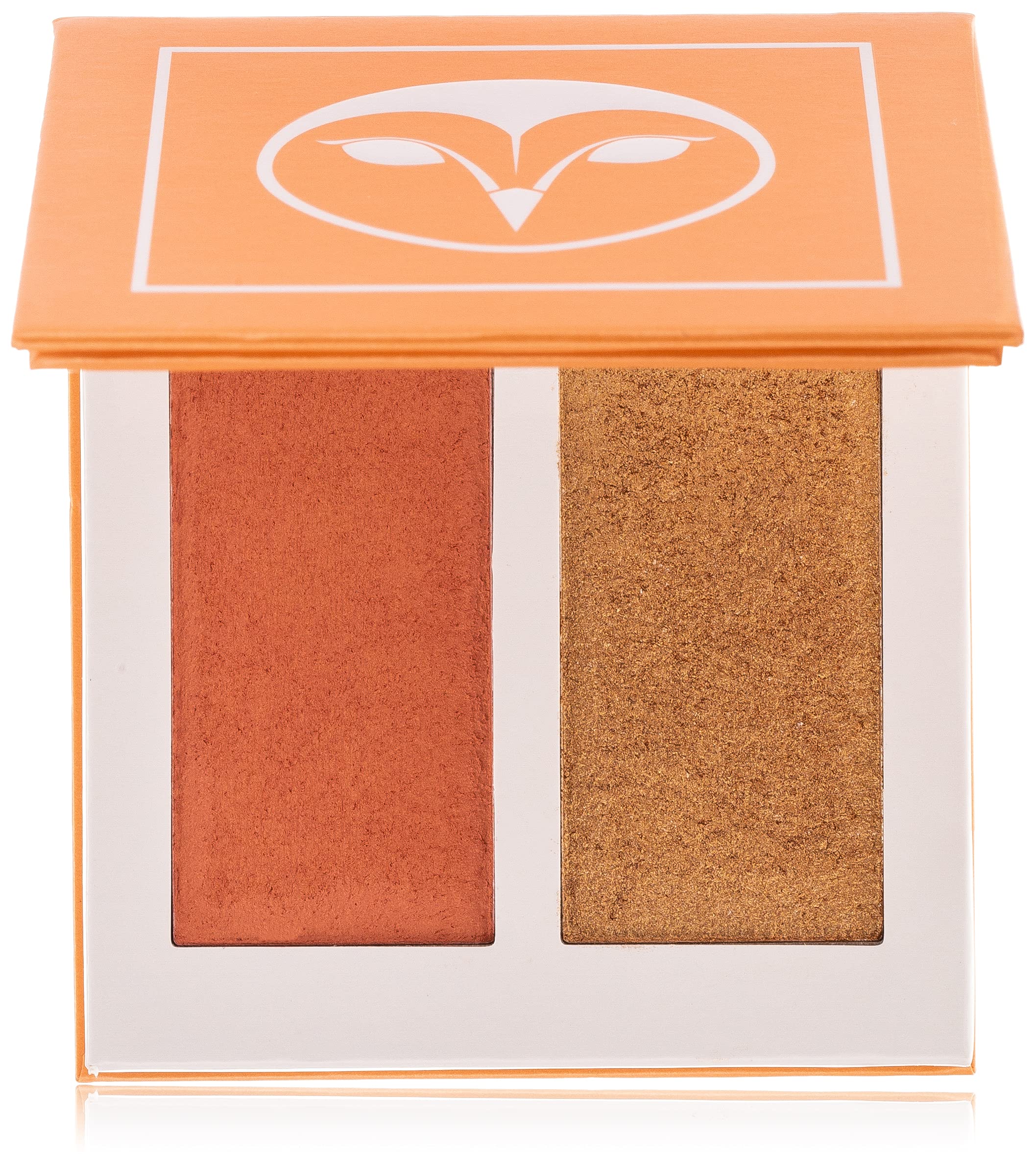 Hank and Henry& Los Angeles. Blush & Highlight Cream-Powder Lust Lush Finish Duo. Buildable Blusher Highlighter Bronzer Palette - Luxe Touch