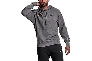 Champion Powerblend Script Logo Fleece Hoodie for Young Men