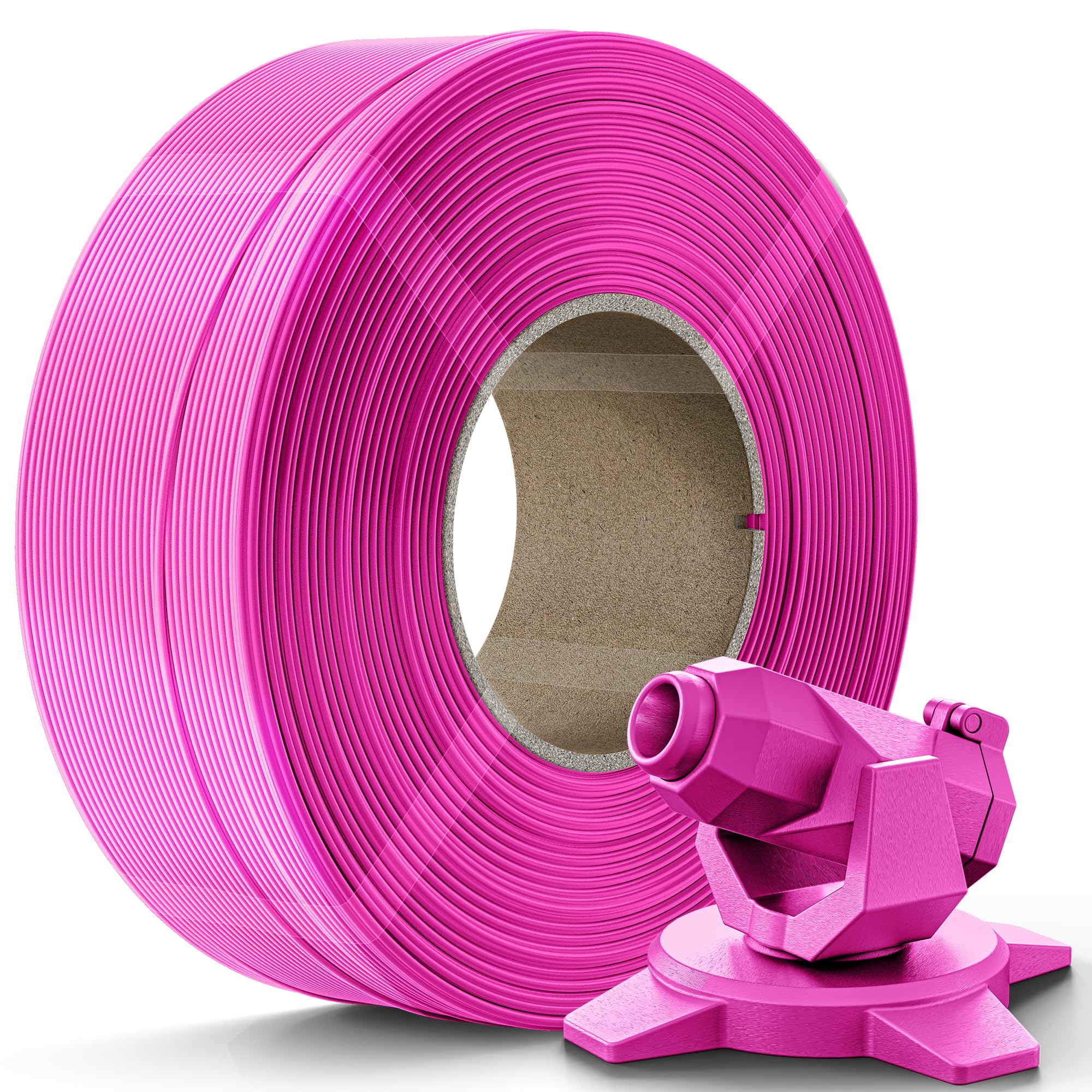 Creality PETG Filament Refill 1.75mm 3D Printer Filament, 1kg (2.2lb) Refilament for Bambu Lab Reusable Spool, Dimensional Accuracy ±0.03mm, Magenta