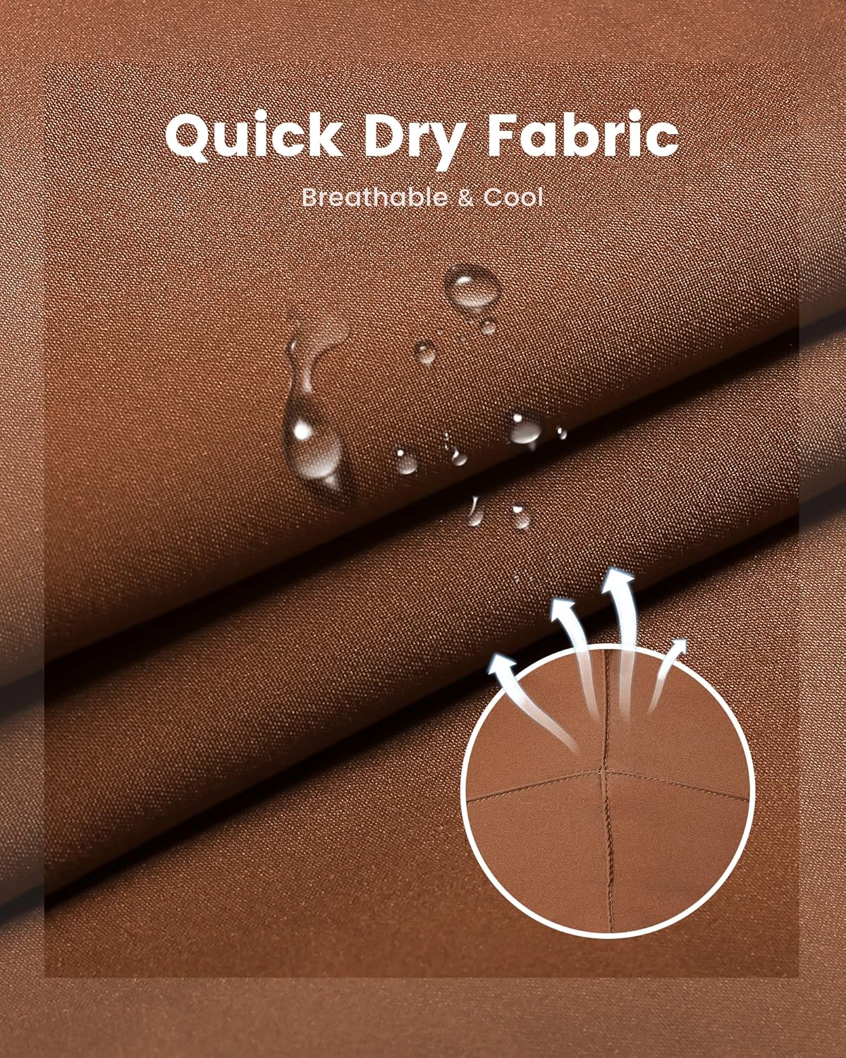 maamgic 5inch Mens Swimming Trunks with Compression Liner 2-in-1 Swim Trunks Stretch Quick Dry Swim Shorts Zipper Pockets - Image 5