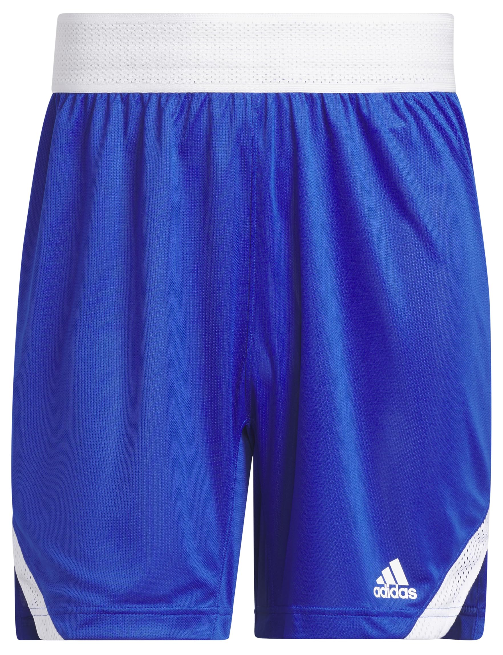 adidas Men's Icon Squad Shorts, Royal Blue/White, XXL
