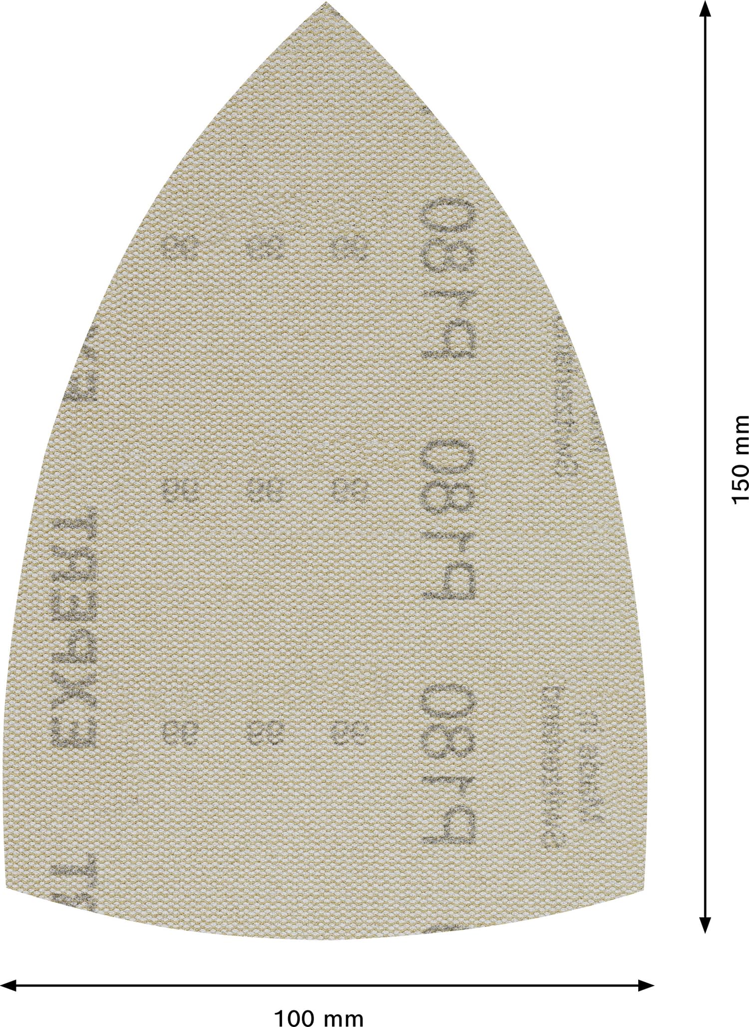 Bosch Juego de 50 redes de lija EXPERT M480 (para pintura sobre madera, madera dura, diámetro de 100 x 150 mm, grano 180, accesorio profesional)