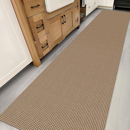 Miniatura 428 de IOHOUZE Alfombra lavable de 4 x 6 pies con parte trasera de goma antideslizante tejida para interiores y exteriores, alfombra para entrada