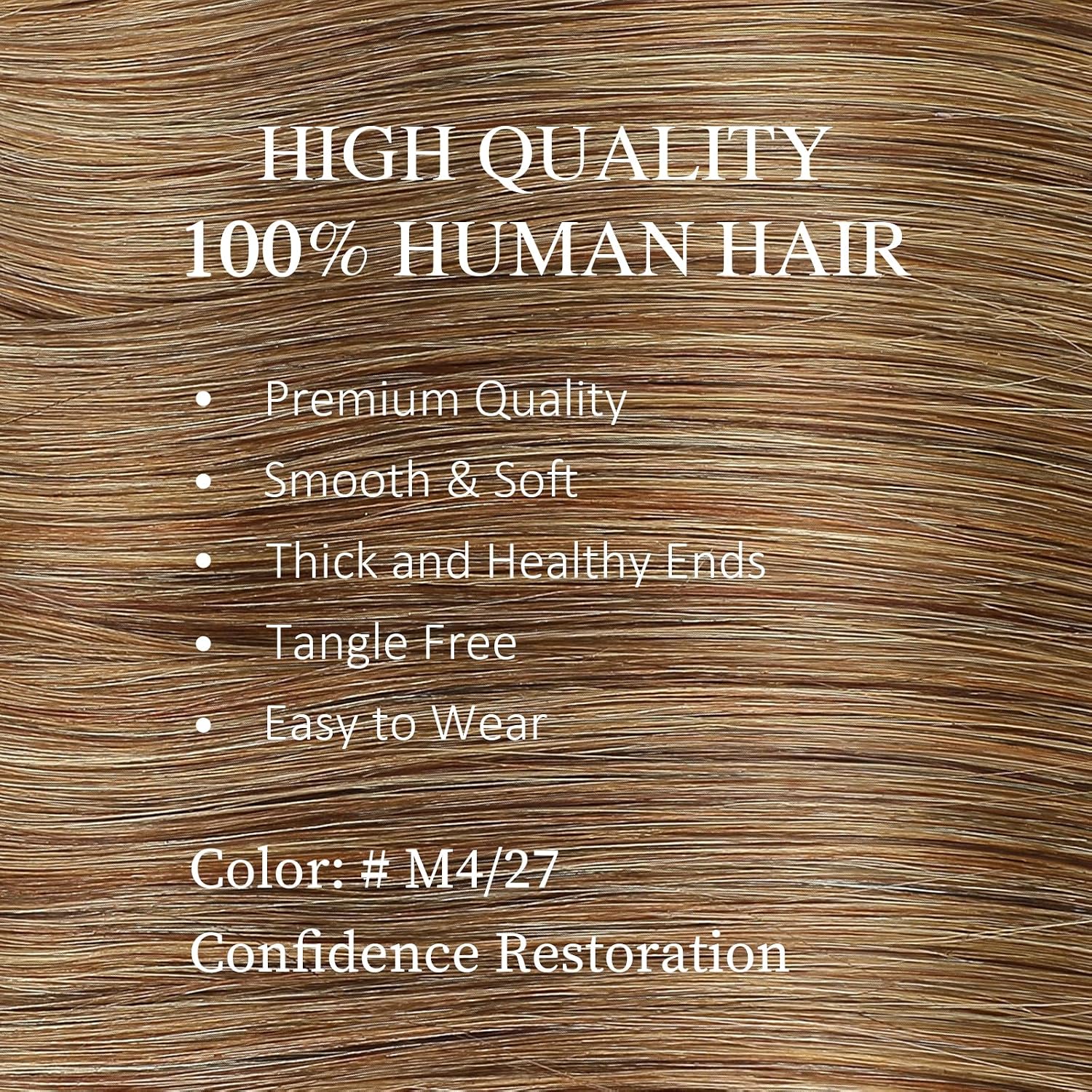 DNE Tape in Hair Extensions Real Human Hair 16inches 20Pcs/40g/Pack Seamless #M4/27Chocolate Brown to Honey Blonde Straight Invisible Double Sided Tape in Hair Extensions for Women/Girls