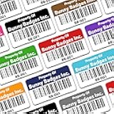 Custom Asset Tags - Asset Labels with Barcodes - 1.2” x 0.7” (100-5000 Labels)