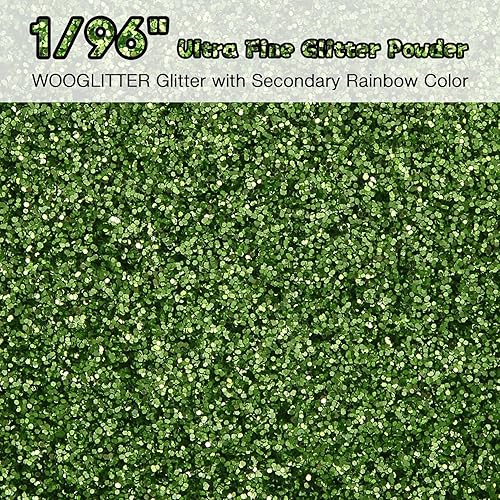 Miniatura 4 de Purpurina verde salvia ultrafina, 7.05 onzas (7.05 oz), purpurina fina para manualidades de resina, manualidades, uñas, vasos, slime cosmético y