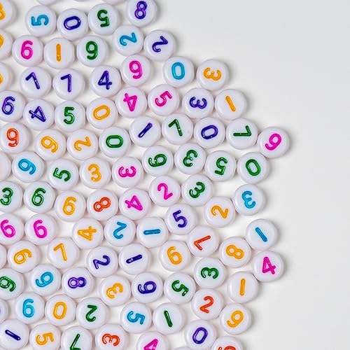 Miniatura 10 de Melius 500 cuentas acrílicas para hacer joyas, collares, llaveros, pulseras (6 x 6 cuadrados, coloridos)